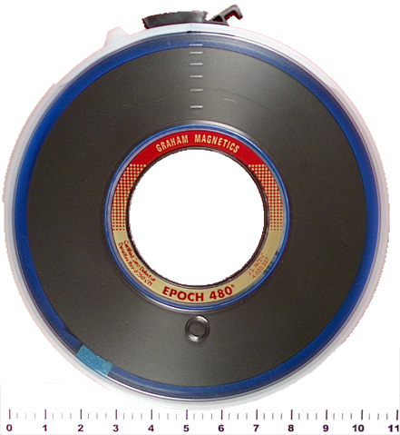 9-Track Certified Total Surface 1/2 Tape Reel 10.5-inch diameter 3200 FCI